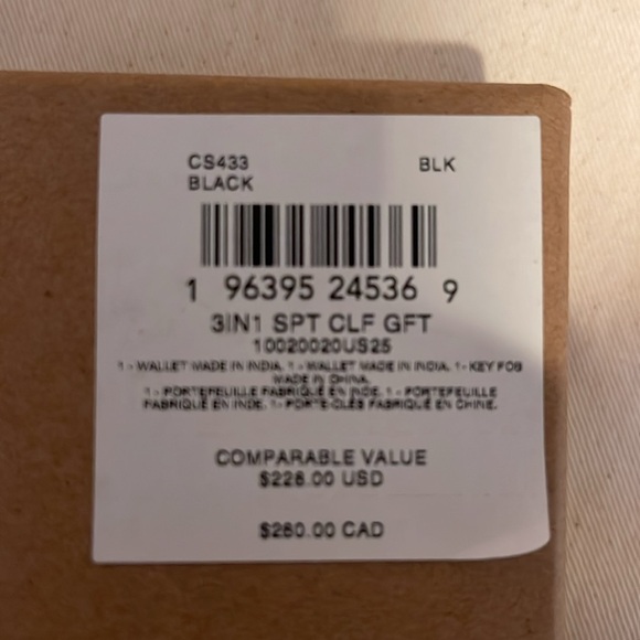 COACH Men’s Wallet. NWT. Gift Set, Coach Box, & Store Bag. 3-in-1 Set. Black. - Picture 9 of 9